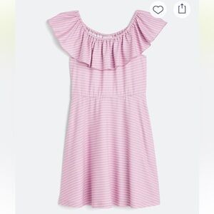 Charming Pink Striped Kids Dress